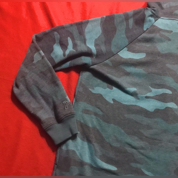 NEW Victoria Secret Hooded Sweatshirt Dress - Picture 15 of 16
